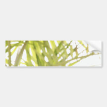 Abstract foliage bumper sticker