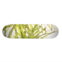 Abstract foliage skate boards