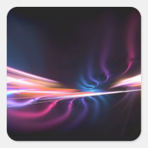 Abstract Fractal Design Sticker