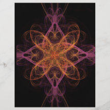 ABSTRACT FRACTAL GEOMETRIC DIGITAL ART RANDOM FLYER