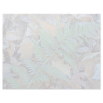 Abstract Frost-covered fern on the forest floor Letterhead Design