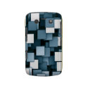 Abstract Futuristic Cubes Blue Blackberry Bold casemate cases