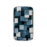 Abstract Futuristic Cubes Blue Blackberry Bold Blackberry Bold Case