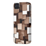 Abstract Futuristic Cubes iPhone 4 Case