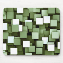 Abstract Futuristic Cubes Mousepads