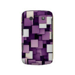 Abstract Futuristic Cubes Purple Blackberry Bold C Blackberry Cases