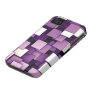 Abstract Futuristic Cubes Purple Case-mate Iphone 4 Case