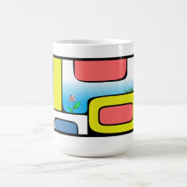 Abstract garden mug mugs