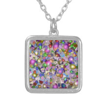 Abstract gems. necklace
