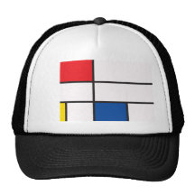 Abstract geometrics hat