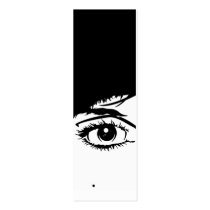 Abstract Girls Face Bookmark Business Cards