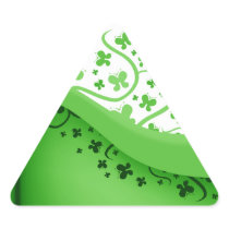 Abstract Green Butterflies Stickers