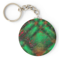 Abstract Green Crackles