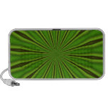 Abstract green fern leaves speakers