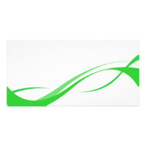Abstract Green Swoosh Lines Background