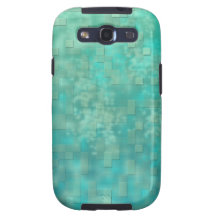 Abstract Greens Distant Rustic Mosaic Pattern Galaxy S3 Covers