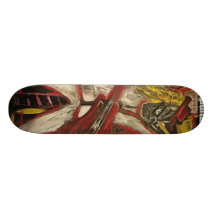 Abstract Guitarist VII Skate Deck
