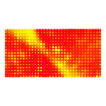 Abstract Halftone Dots Photo Card