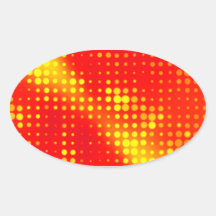 Abstract Halftone Dots Stickers