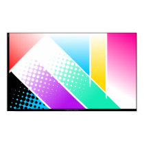 Abstract halftone poster posters