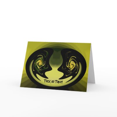 Abstract Halloween Card #1 by CarolsCamera