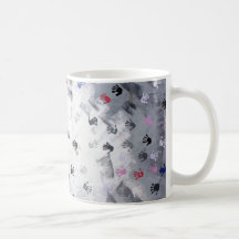 Abstract - hands coffee mugs