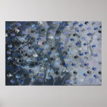 Abstract - hands print