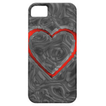 Abstract heart iPhone 5 cases