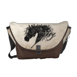 Abstract Horse Head art Courier Bags