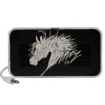 Abstract Horse Head art Mp3 Speakers