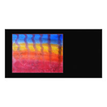 Abstract. Hot Sand in Summer. On Black. Photo Cards