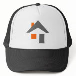 Abstract House Baseball Cap Trucker Hats