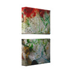 Abstract Ice & Colour Stretched Canvas Prints