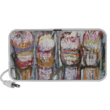 Abstract Ice Cream Sundaes (Food Expressionism) Speakers