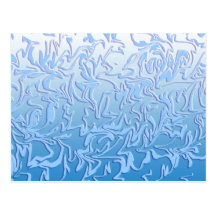 Abstract Icy Swirl Postcards