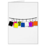 abstract illustration of blank  frame greeting cards