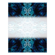 Abstract in Blue and Teal. Some soft edges. Custom Announcement