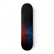 Abstract in Red and Blue 090109 Skateboard Deck