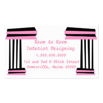 Abstract Interior Designer business cards