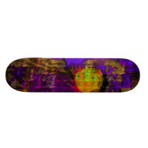 Abstract Japanese Design Skate Board