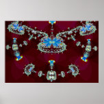 Abstract Jewels Print