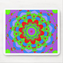 Abstract Kaleidoscopes Mouse Pads