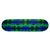 Abstract Kimono (BLUE&GREEN) Skateboard