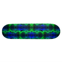 Abstract Kimono (BLUE&GREEN) Skateboard