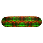 Abstract Kimono (GREEN&RED) Skateboard