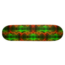 Abstract Kimono (GREEN&RED) Skateboard