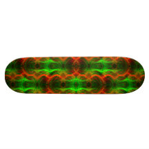 Abstract Kimono (GREEN&RED) Skateboard