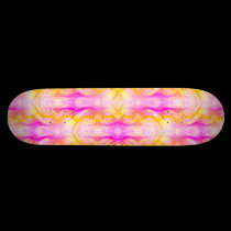 Abstract Kimono (PINK&YELLOW) Skateboard skateboards