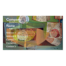 Abstract Landscape Buenos Aires 21.75x14.5 Business Card