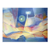 Abstract Landscape Buenos Aires 24.25x17 Post Card